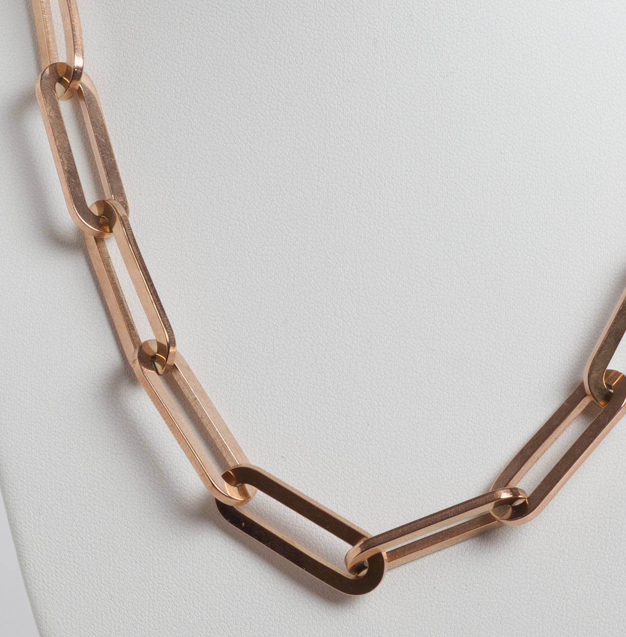 PRISONER Collana cm 45 in acciaio finitura Gold rose